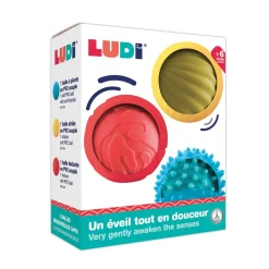 Ludi 3 balles sensorielles^ Balles Et Jouets À Balles|Autres Jouets D'Éveil