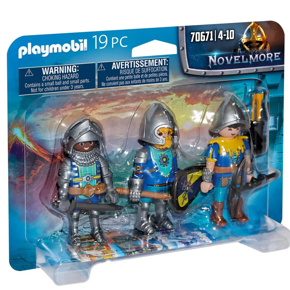 Playmobil 3 Chevaliers Novelmore Novelmore 70671^ Les Pirates, Chevaliers, Cowboys Et Indiens