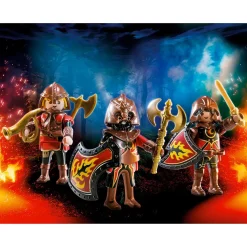 Playmobil 3 combattants Burnham Raiders Novelmore 70672^ Les Pirates, Chevaliers, Cowboys Et Indiens