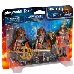 Playmobil 3 combattants Burnham Raiders Novelmore 70672^ Les Pirates, Chevaliers, Cowboys Et Indiens