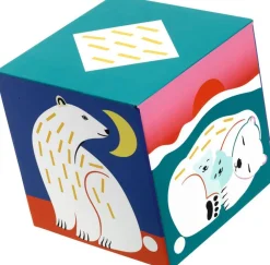 Djeco 10 Cubes animaux sauvages^ Jouets À Encastrer Et À Empiler
