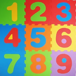 T'mimi 9 dalles puzzles en mousse - Numéro 1 à 9^ Autres Jouets D'Éveil