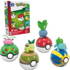 MEGA 4 POKEMON PLANTE A CONSTRUIRE -^ Super Héros, Cinéma Et Jeux Vidéo