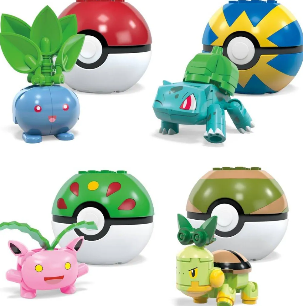 MEGA 4 POKEMON PLANTE A CONSTRUIRE -^ Super Héros, Cinéma Et Jeux Vidéo