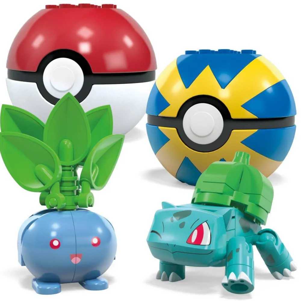 MEGA 4 POKEMON PLANTE A CONSTRUIRE -^ Super Héros, Cinéma Et Jeux Vidéo