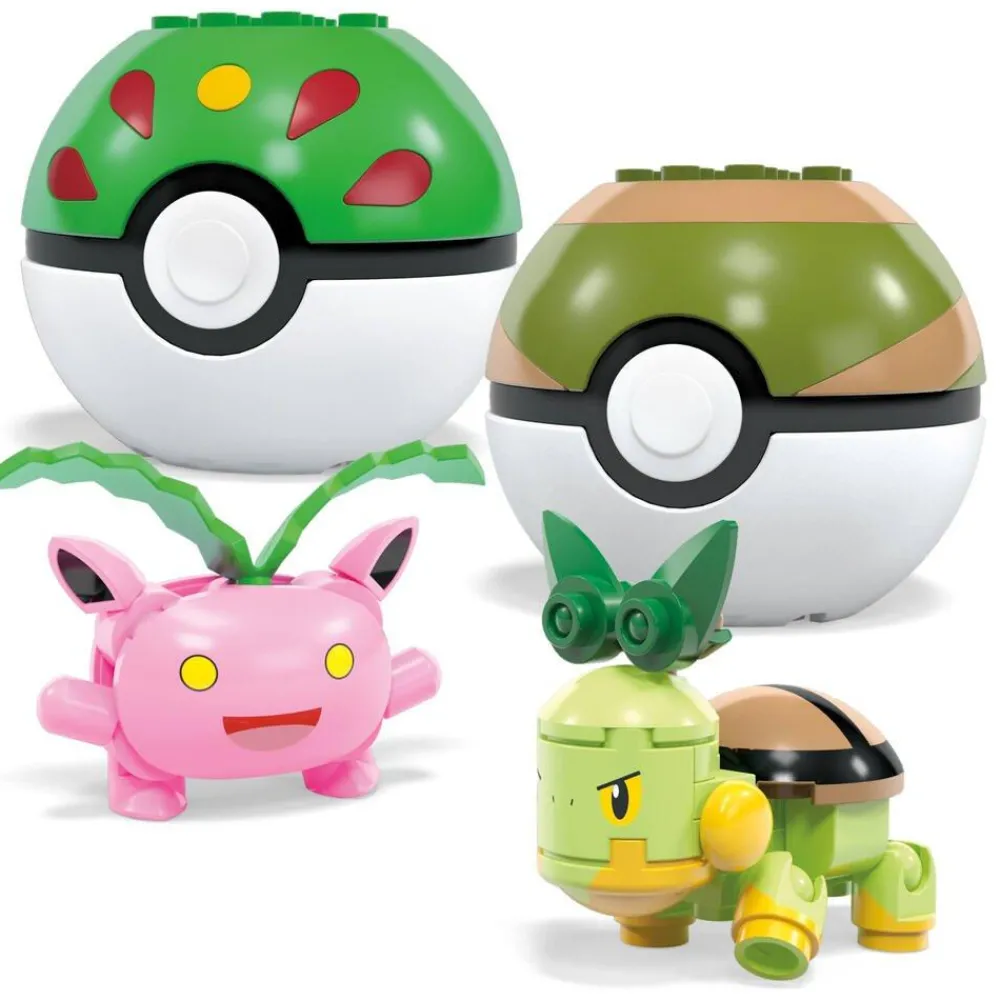 MEGA 4 POKEMON PLANTE A CONSTRUIRE -^ Super Héros, Cinéma Et Jeux Vidéo