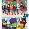 Educa Borras 2 Puzzles De 20 Pièces Disney Spidey Et His Ama^Enfant Puzzles Bébés Et Enfants
