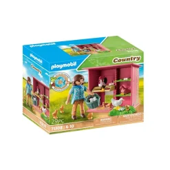 Playmobil Agricultrice et poulailler Country 71308^ La Ferme Et L'Univers Agricole