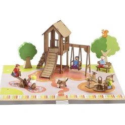 Jeujura Aire de jeux 70 pièces^ Jeux De Construction En Bois