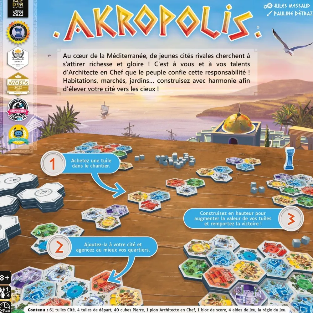Gigamic Akropolis^ Jeux De Stratégie Et De Réflexion