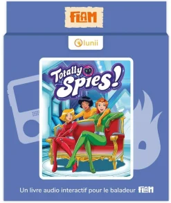 LUNII Album Flam - Livre audio Totally Spies^ Karaoké, Lecteurs Cd Et Mp3 Et Casques
