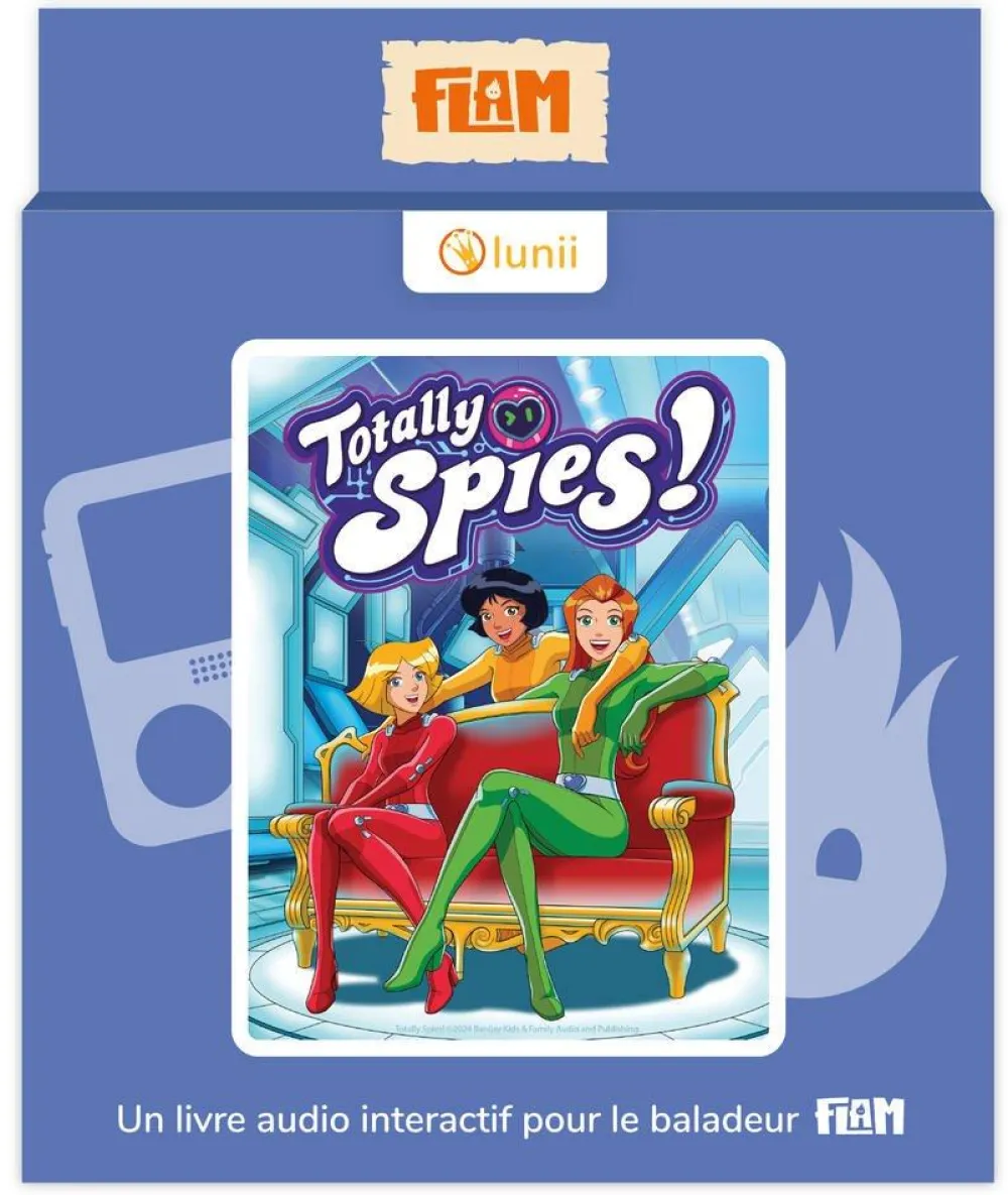 LUNII Album Flam - Livre audio Totally Spies^ Karaoké, Lecteurs Cd Et Mp3 Et Casques