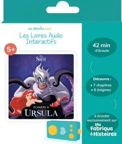 LUNII Album - Livre audio La Petite Sirène échappe à Ursula - Disney Vilains^ Ordinateurs Et Tablettes Éducatives