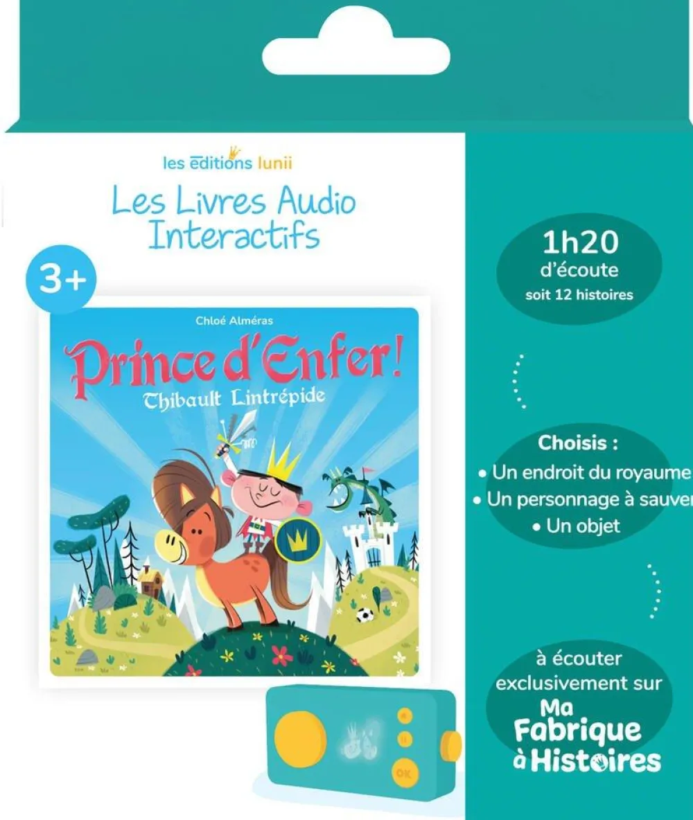 LUNII Album - Livre Audio Prince d'enfer!^ Ordinateurs Et Tablettes Éducatives
