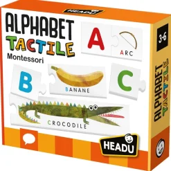 Headu Alphabet tactile Montessori^ Apprentissage Des Lettres Et Écritures