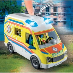 Varta Ambulance avec effets lumineux Playmobil City Life 71202^ La Ville, La Police Et Les Secours