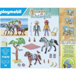 Playmobil Amélia et Ben avec chevaux - Horses of Waterfall 71470^ Ferme, Univers Agricoles Et Animaux|Les Animaux
