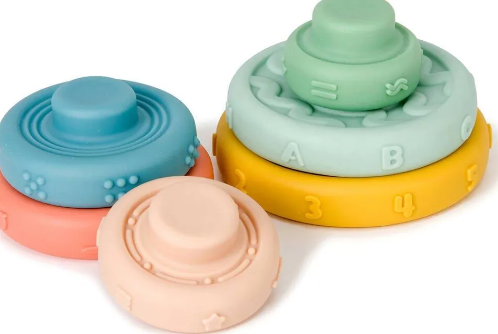 Varta Anneaux Souples À Empiler^ Jouets À Encastrer Et À Empiler