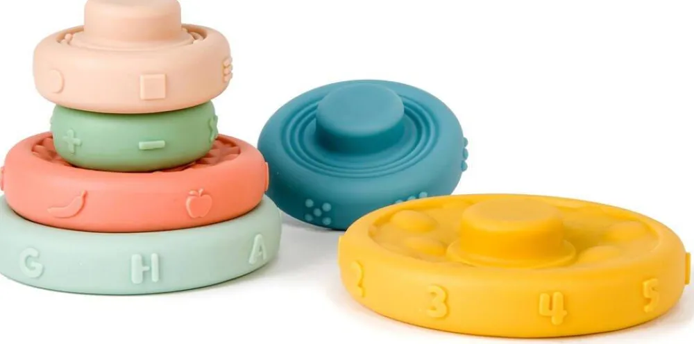 Varta Anneaux Souples À Empiler^ Jouets À Encastrer Et À Empiler