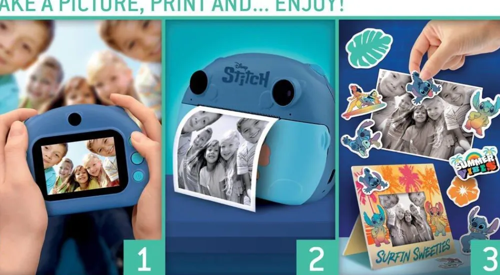 Lisciani Giochi Appareil photo - Print Cam instant photo Stitch^ Appareils Photos Et Vidéo