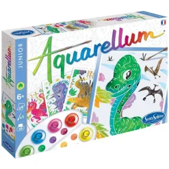 Sentosphu00e8re Aquarellum junior dinosaures^ Peinture