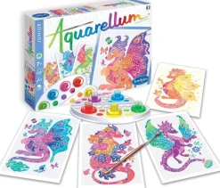 Sentosphu00e8re Aquarellum junior Dragons des 4 saisons^ Peinture
