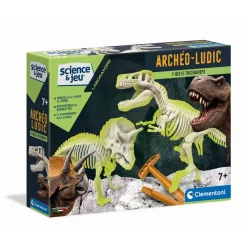 Clementoni Archeo Ludic Trex et Triceratops^ Autres Jeux Scientifiques