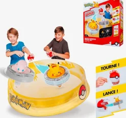 Bandai Arène avec deux Spinners Pokémon^ Les Figurines Interactives Et À Fonction