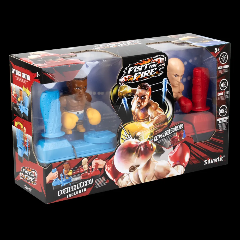 Silverlit Arène de boxe Fist on fire^ Les Figurines Interactives Et À Fonction
