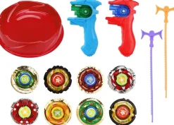 Varta Arène de Combat Spin Battle avec 4 toupies^ Jeux D'Action Et D'Adresse