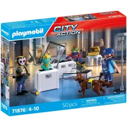 Playmobil Arrestation de cambrioleurs au musée City action 71876^ La Ville, La Police Et Les Secours