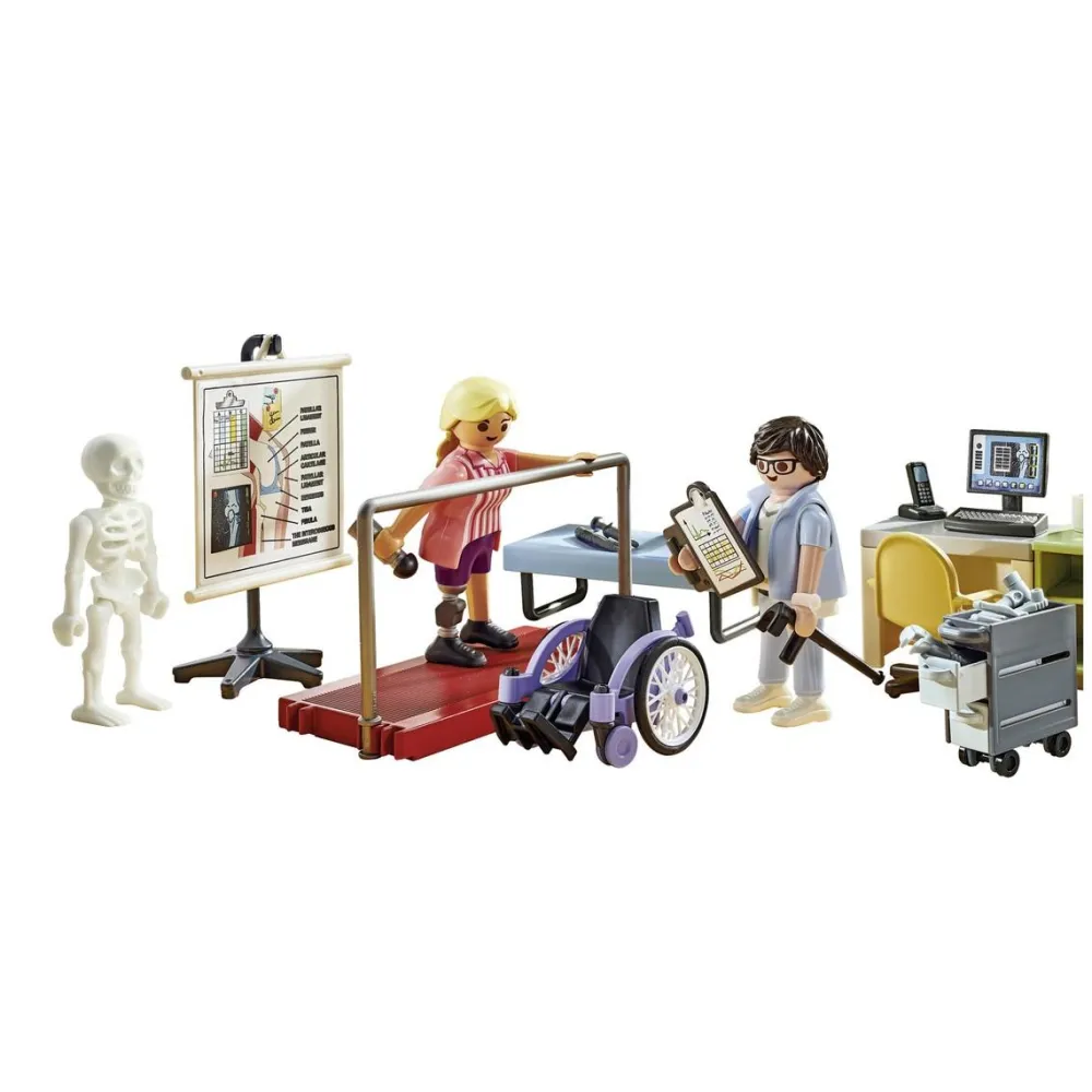Playmobil Atelier de kinésithérapie Action Heroes 71617^ La Ville, La Police Et Les Secours