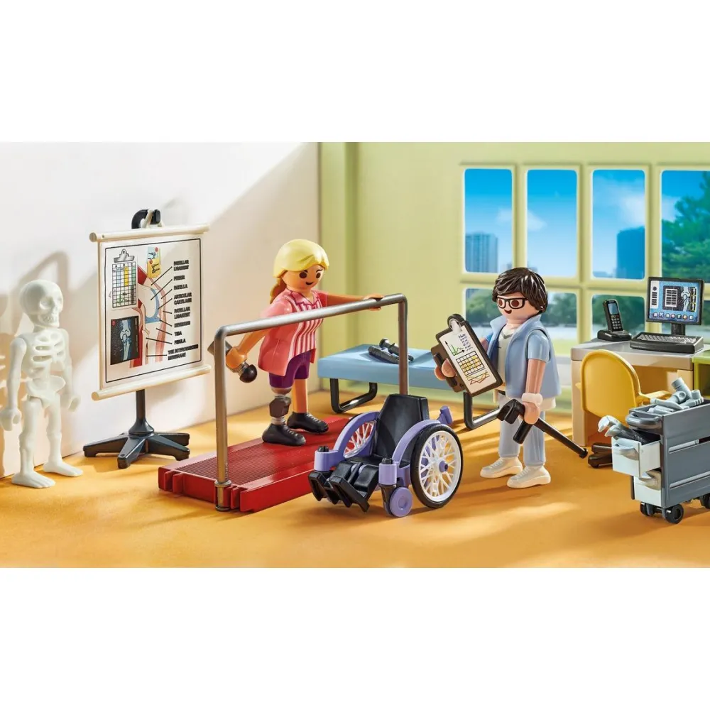 Playmobil Atelier de kinésithérapie Action Heroes 71617^ La Ville, La Police Et Les Secours