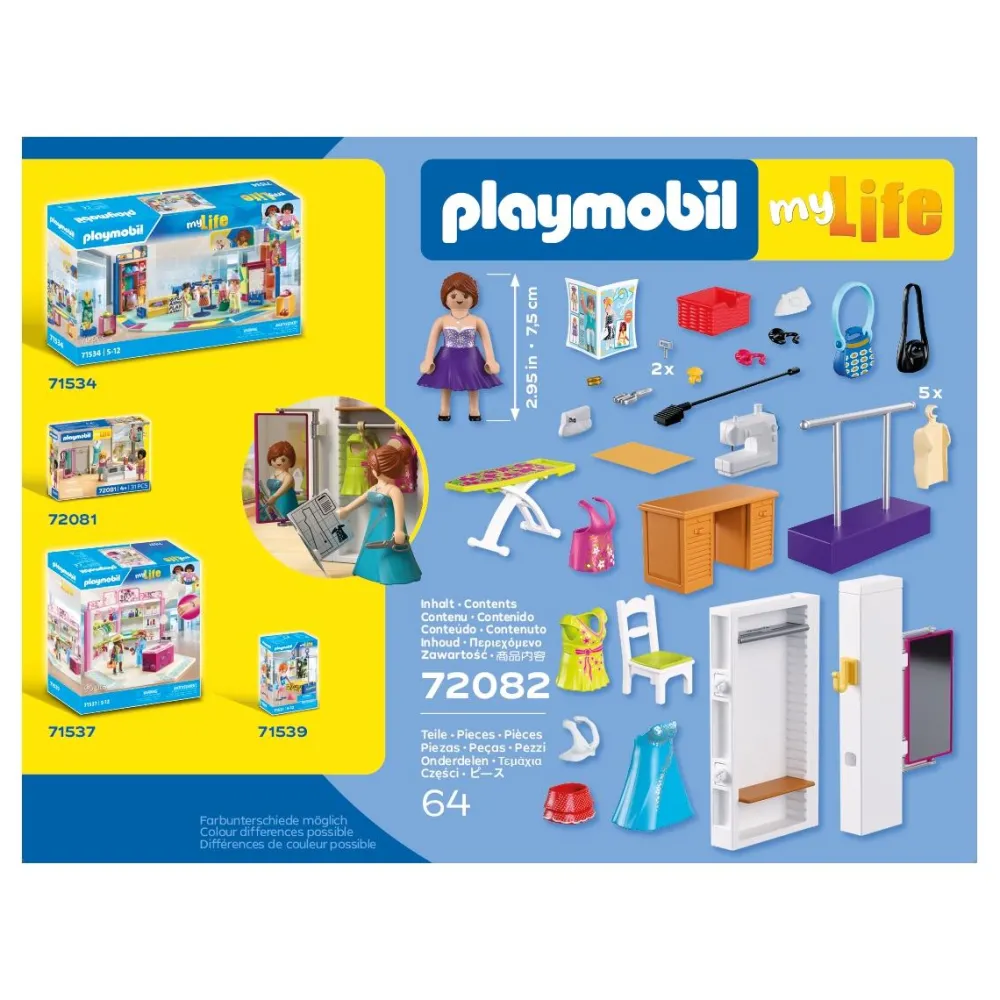 Playmobil Atelier de stylisme - My Life 72082^ La Ville, La Police Et Les Secours