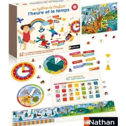 Nathan Au Rythme De L'enfant - Comprendre L'heure Et Le Temps^ Apprentissage Du Temps Et De La Saisonnalité