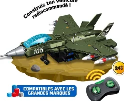 WISE BLOCK Avion de chasse à construire radiocommandé^ Autres Véhicules Radiocommandés