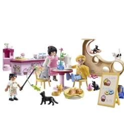 Playmobil Bar à chats avec 6 chats et personnages My Life 71744^ Les Animaux
