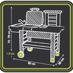 Smoby Barbecue Cuisine Garden Kitchen^ Maisons, Toboggans Et Jeux D'Extérieur