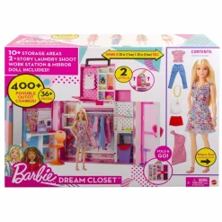 Mattel Barbie : Poupée et coffret dressing deluxe^ Poupées Mannequins