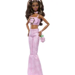 Mattel Barbie deluxe style tenue rose cœur^ Poupées Mannequins