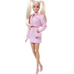 Mattel Barbie deluxe style tenue tailleur rose zèbré^ Poupées Mannequins