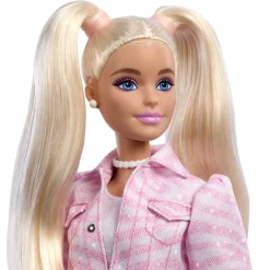 Mattel Barbie deluxe style tenue tailleur rose zèbré^ Poupées Mannequins