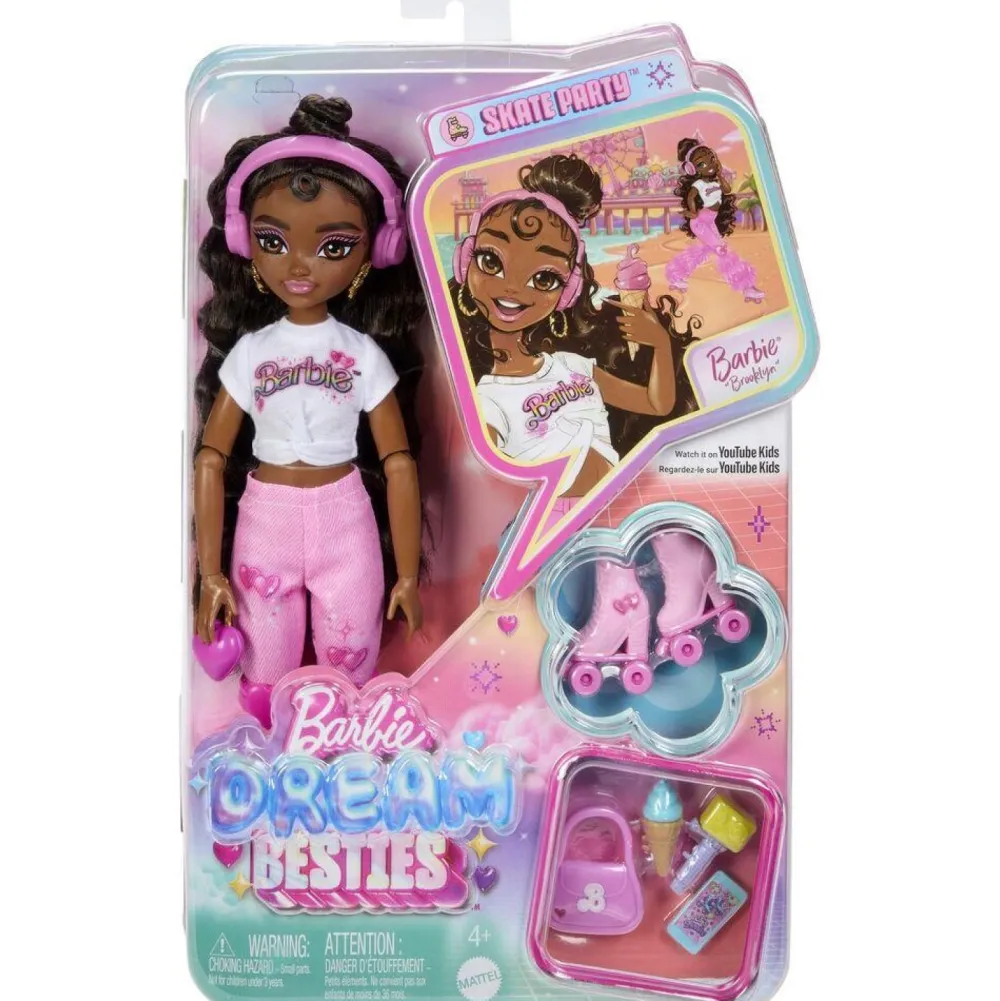 Mattel Barbie Dreambesties Roller Party Brooklyn^ Poupées Mannequins