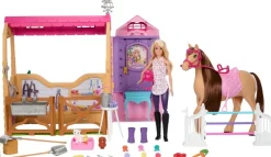Mattel Barbie Ecurie de rêve avec accessoires^ Poupées Mannequins