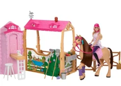 Mattel Barbie Ecurie de rêve avec accessoires^ Poupées Mannequins