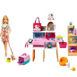 Mattel Barbie et son animalerie^ Poupées Mannequins