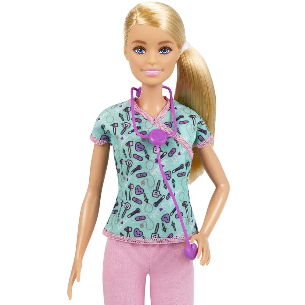 Mattel Barbie infirmière^ Poupées Mannequins