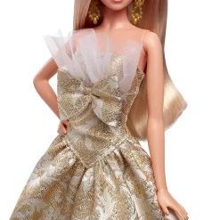 Mattel Barbie Joyeux Noël 2025 Blonde^ Poupées Mannequins
