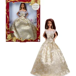 Mattel Barbie Joyeux Noël 2025 Châtain^ Poupées Mannequins