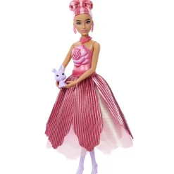 Mattel Barbie Petale Pop Surprise Rose Rouge^ Poupées Mannequins
